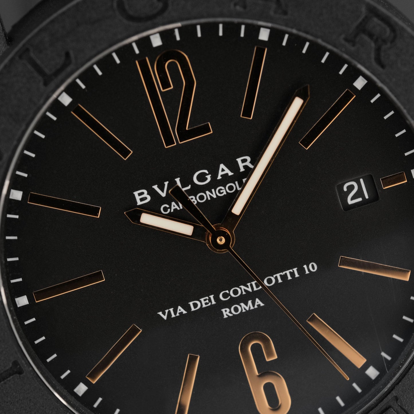 Bvlgari Carbongold Via Condotti BB40CL de 2011