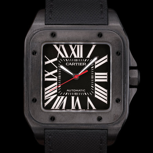 Cartier Santos 100XL ADLC Carbon ref.3774 de 2016