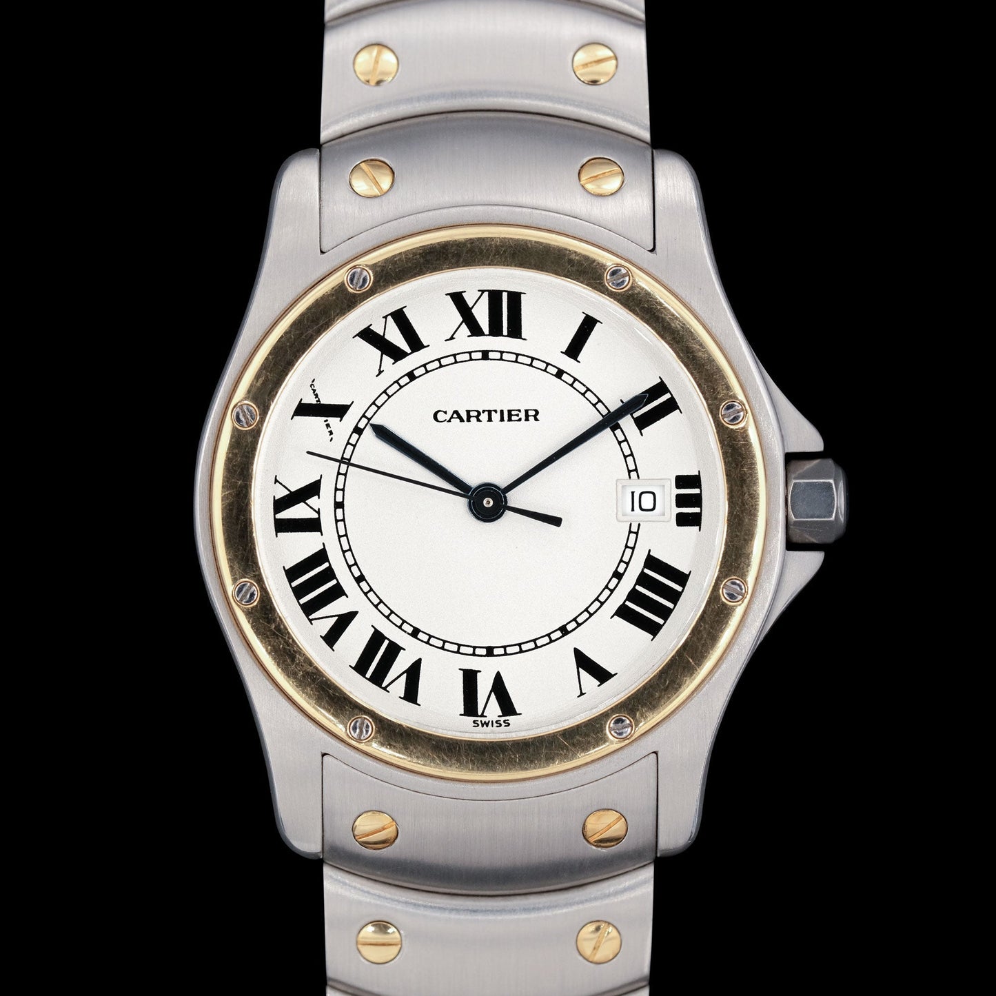 Cartier santos ronde ref.1551 de 1997