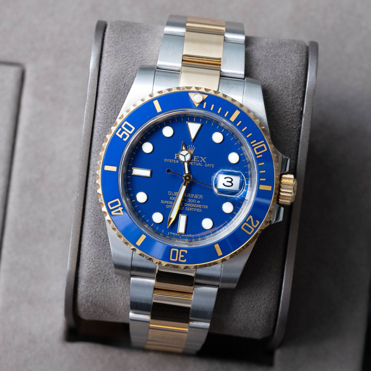 Rolex Submariner  "Bluesy" Full-Set ref.116613LB  del 2013