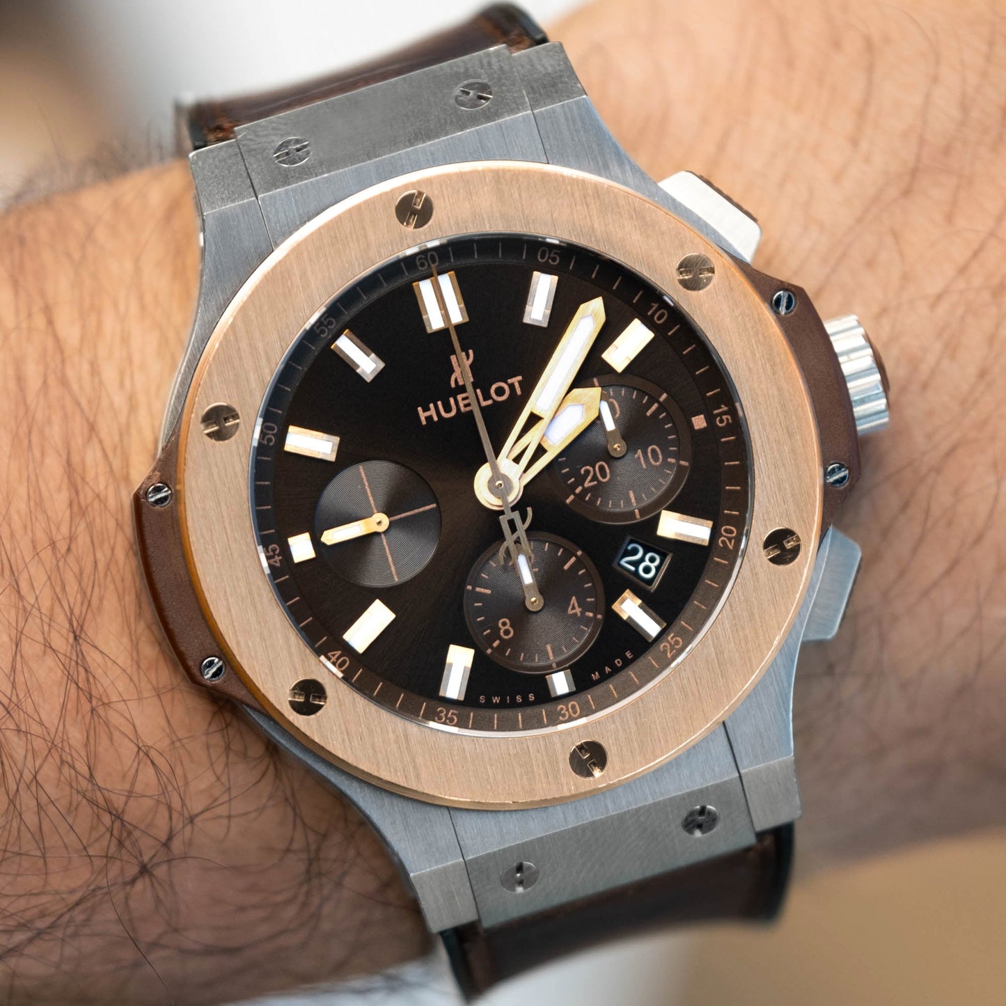Hublot Big Bang Chronograph Rose Chocolate de 2016