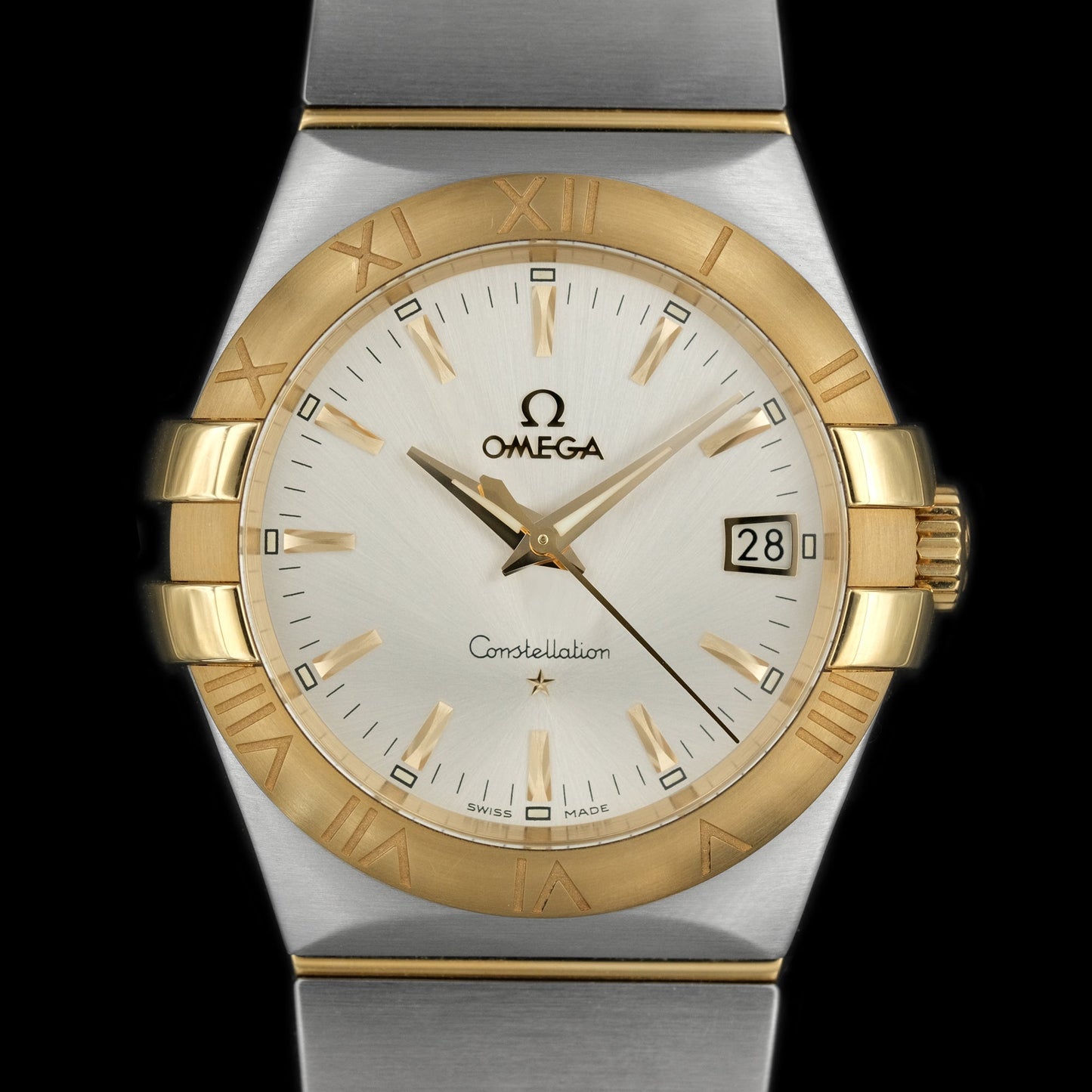 Omega Constellation Quartz 35mm NUEVO 123.20.35.60.02 Full-Set de 2016