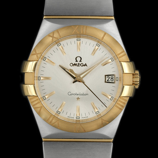 Omega Constellation Quartz 35mm NUEVO 123.20.35.60.02 Full-Set de 2016