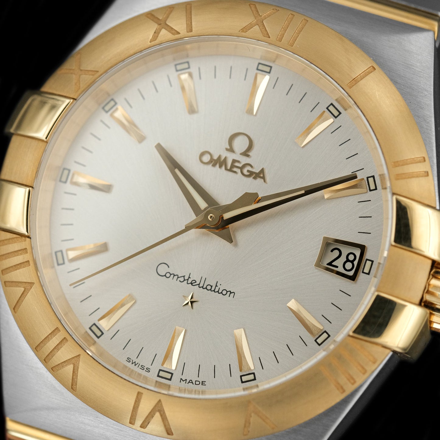 Omega Constellation Quartz 35mm NUEVO 123.20.35.60.02 Full-Set de 2016