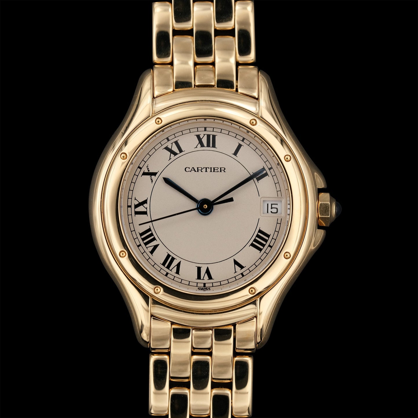 Cartier Cougar 18k Yellow Gold "Ladies" ref.887906 de 1990´s