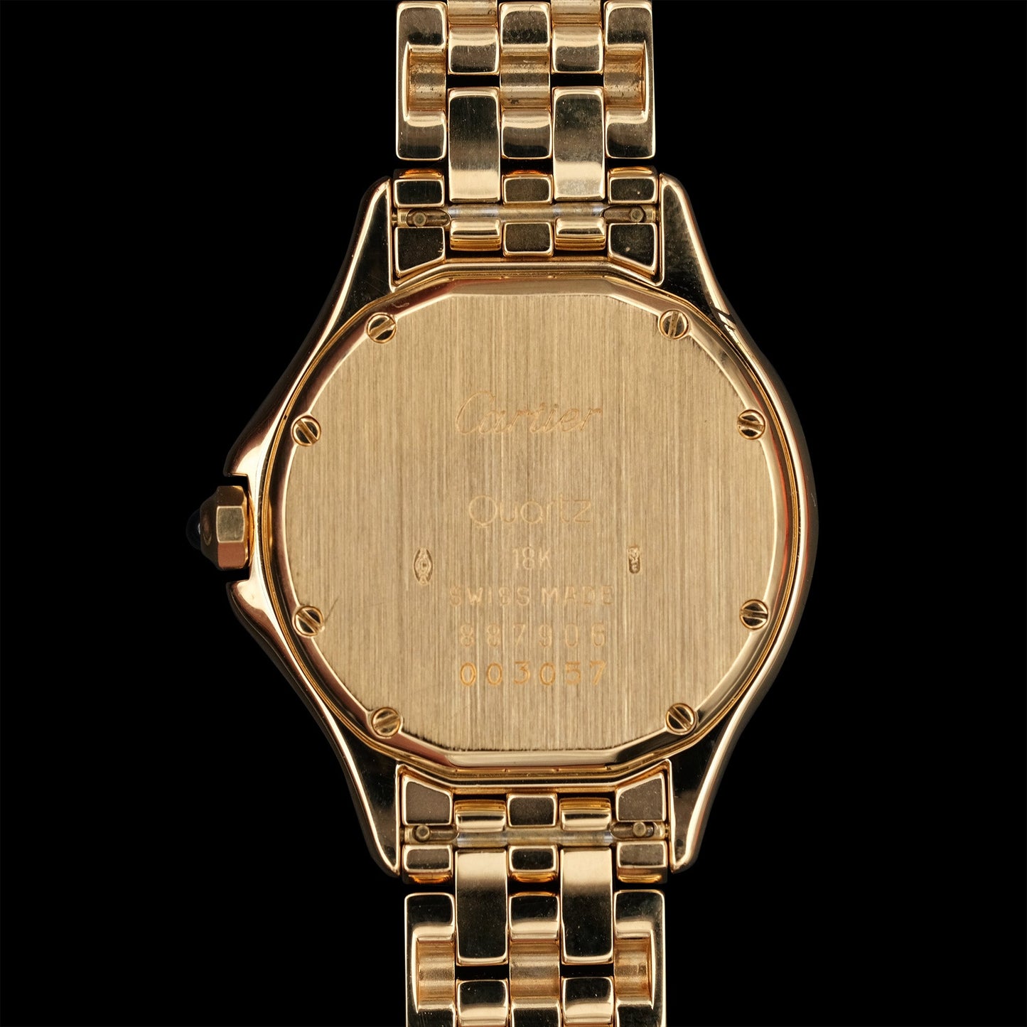 Cartier Cougar 18k Yellow Gold "Ladies" ref.887906 de 1990´s