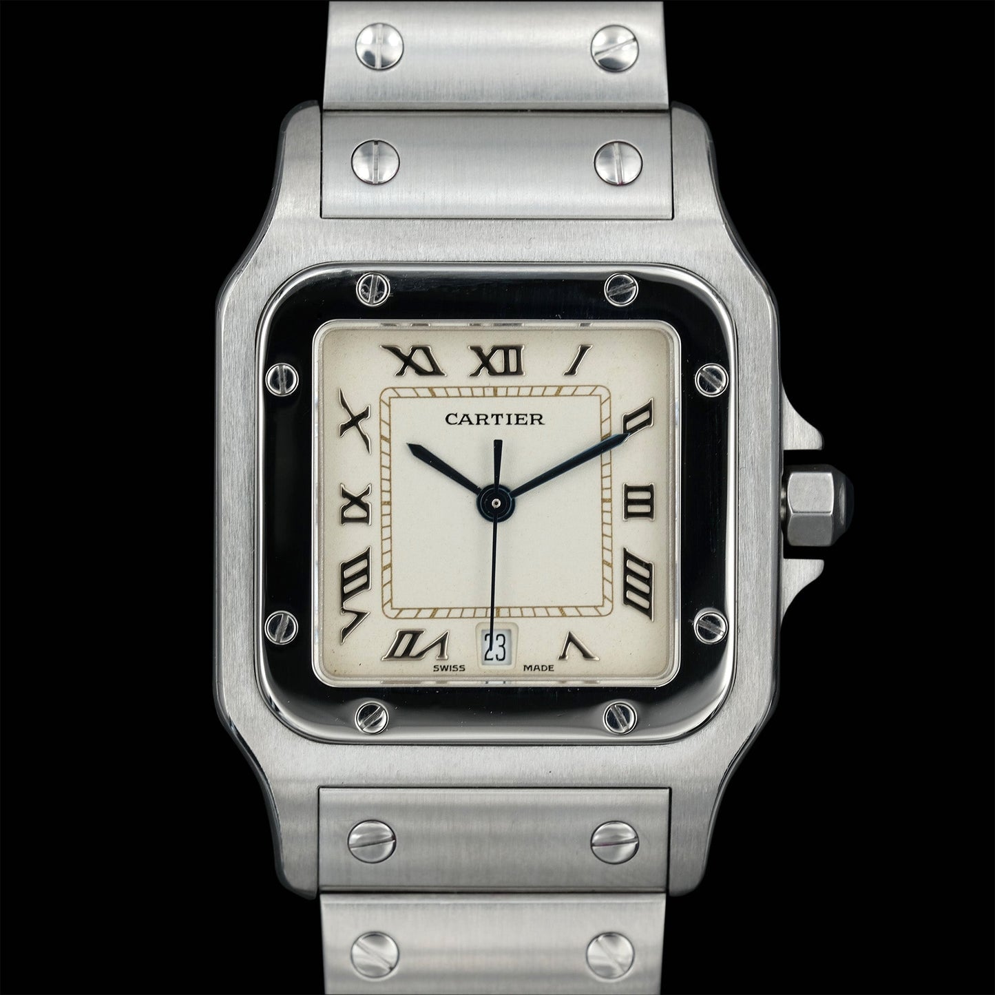 Cartier Santos Galbée Quartz  ref.1564 de 2000´s