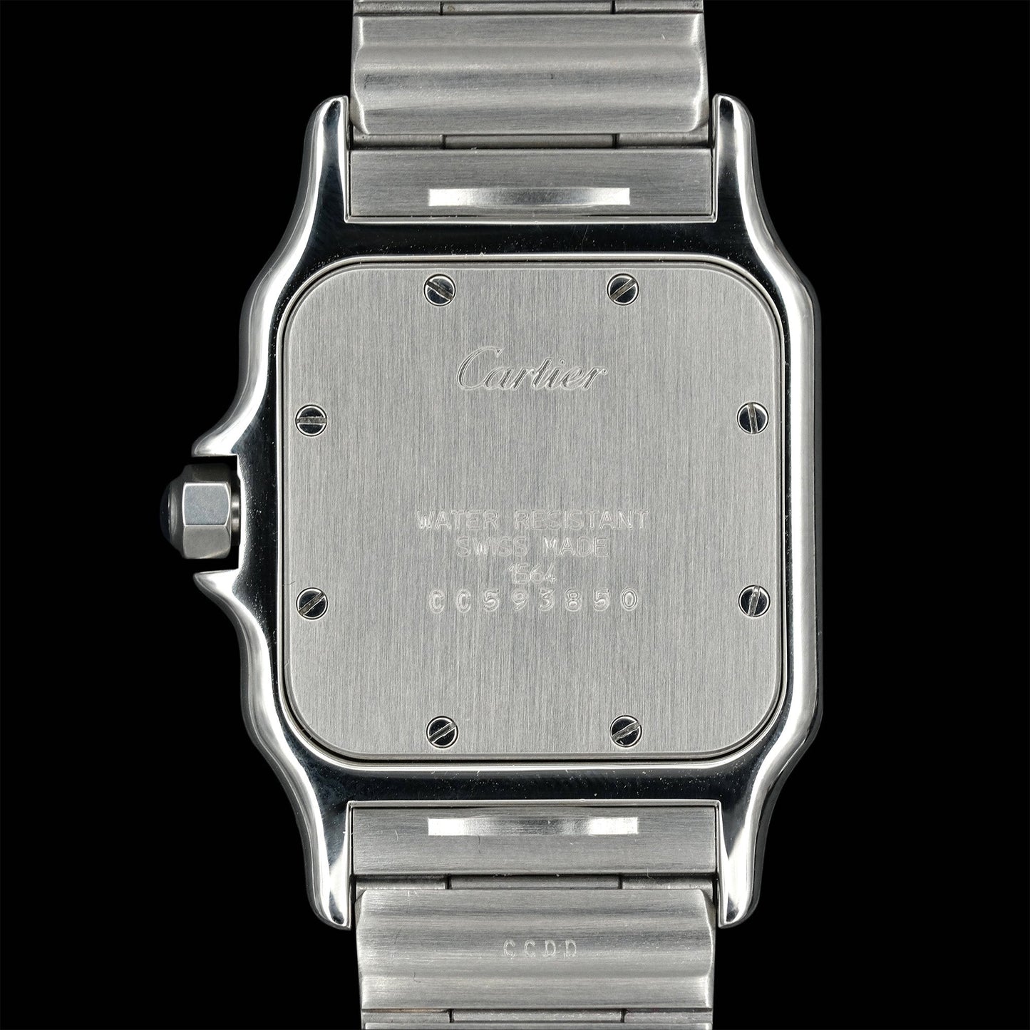 Cartier Santos Galbée Quartz  ref.1564 de 2000´s