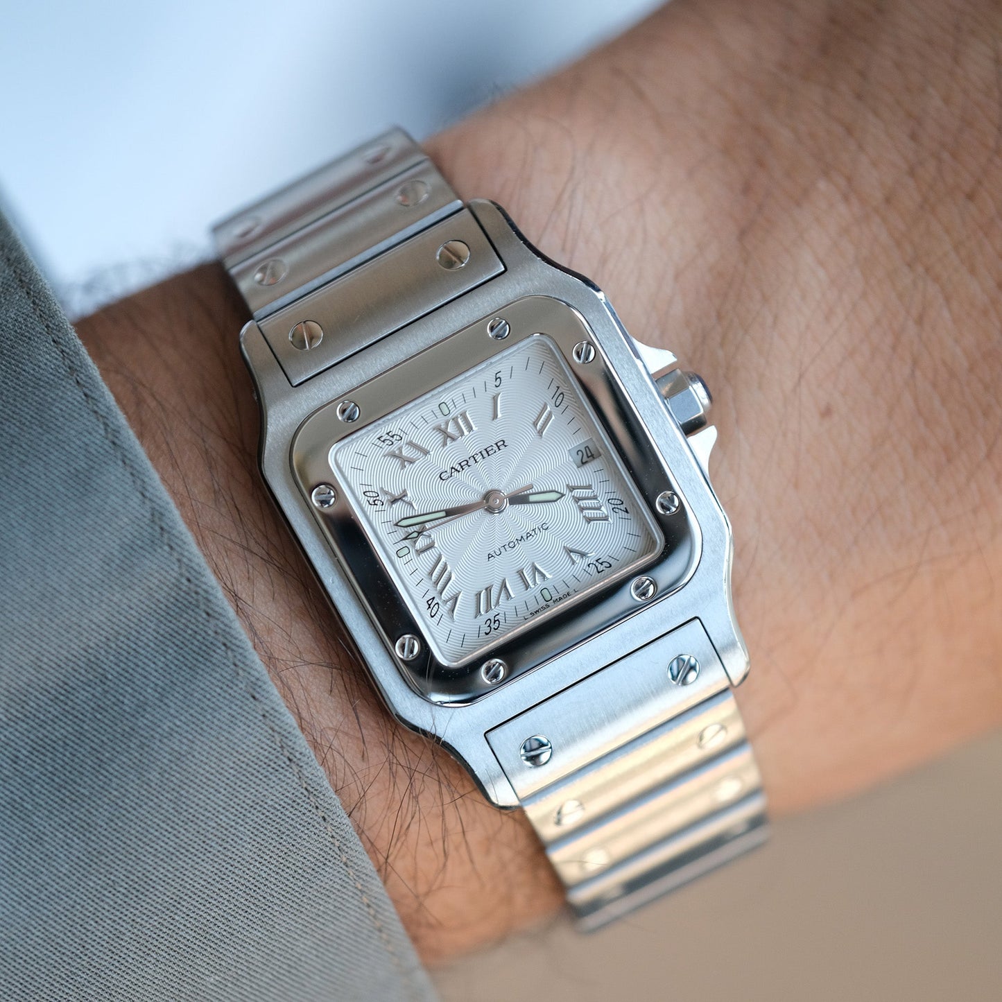 Cartier Santos Galbée 29mm ref.2319 de 2000´s