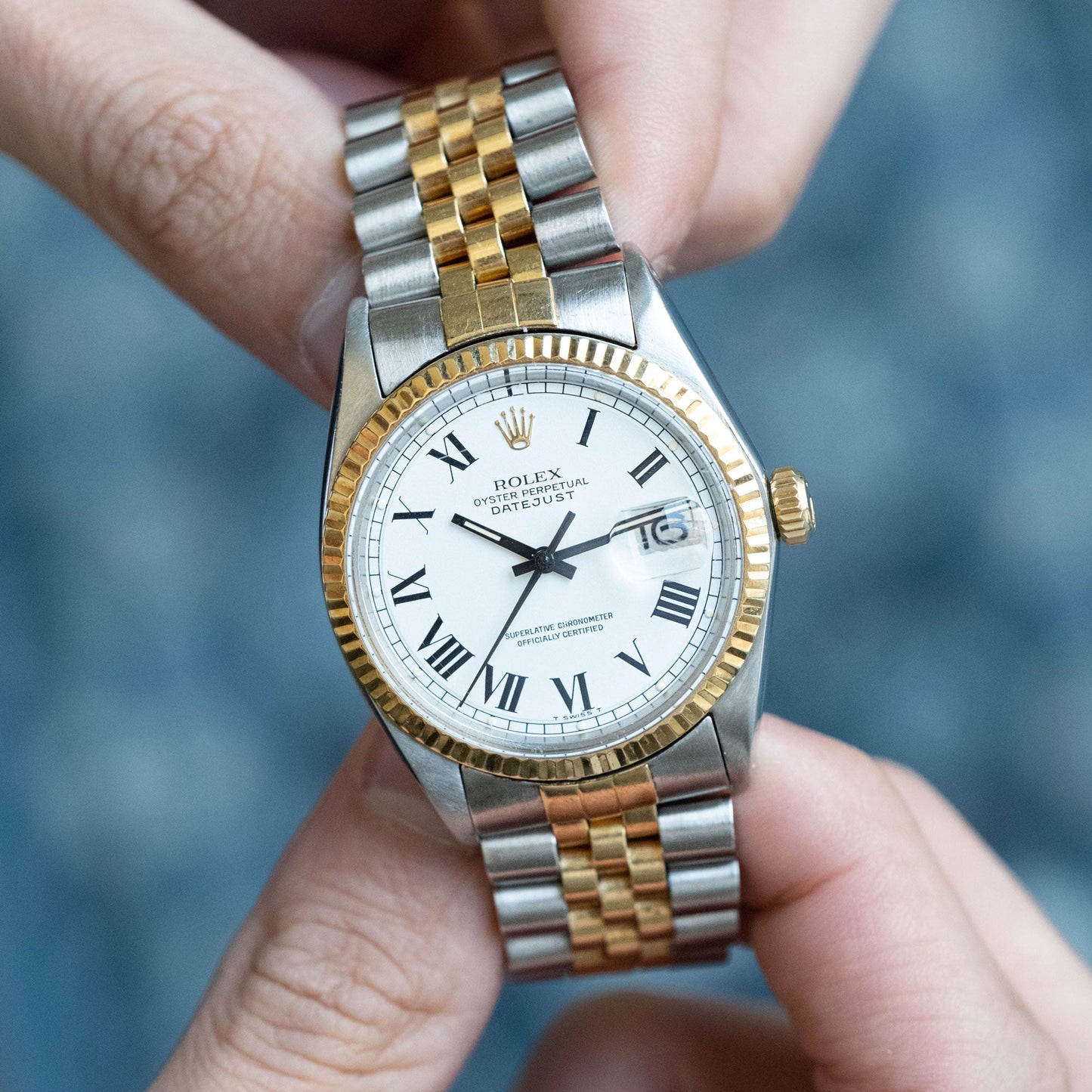 Rolex Datejust "Buckley Dial" ref.1601  Fullset de 1968
