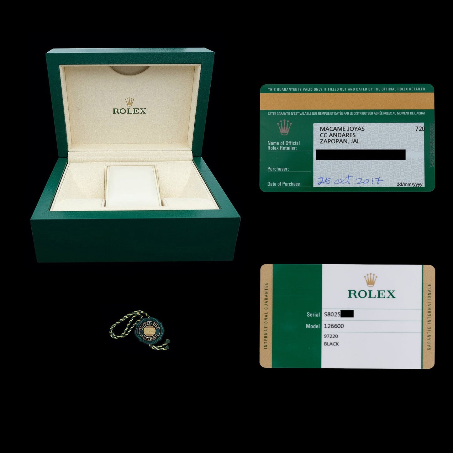 Rolex Sea-Dweller ref.126600 fullset del 2017