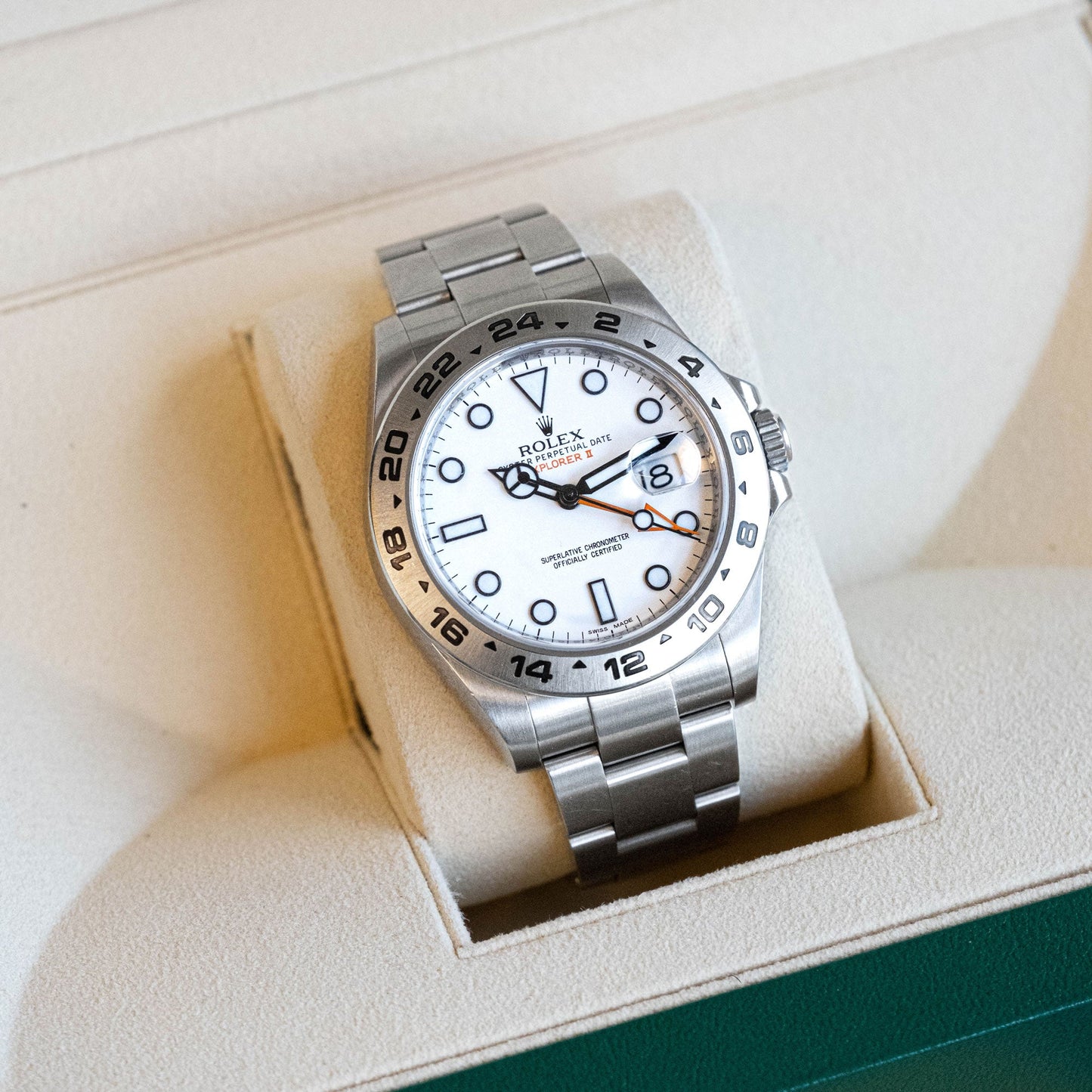 Rolex Explorer II "Polar" Full-Set ref.216570 del 2013