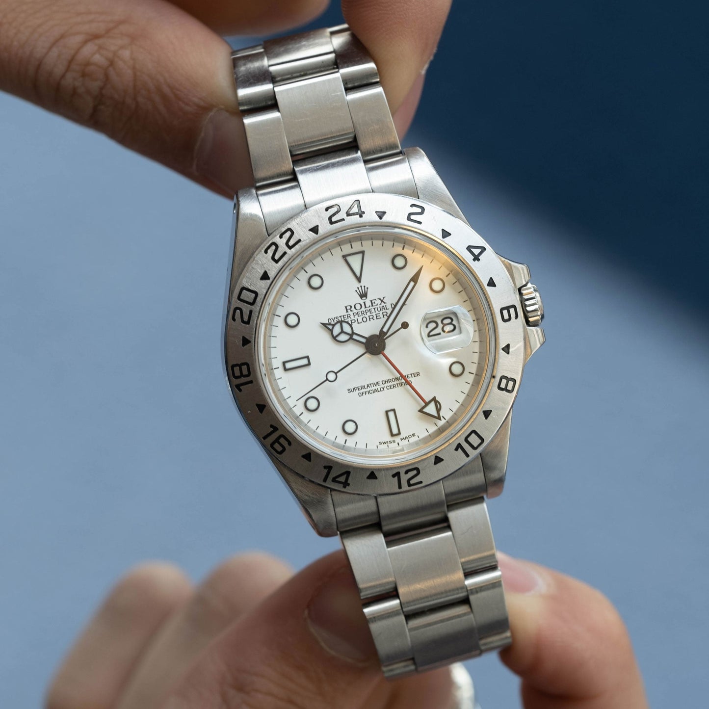 Rolex Explorer ll "Polar" Ref.16570 de 2001.