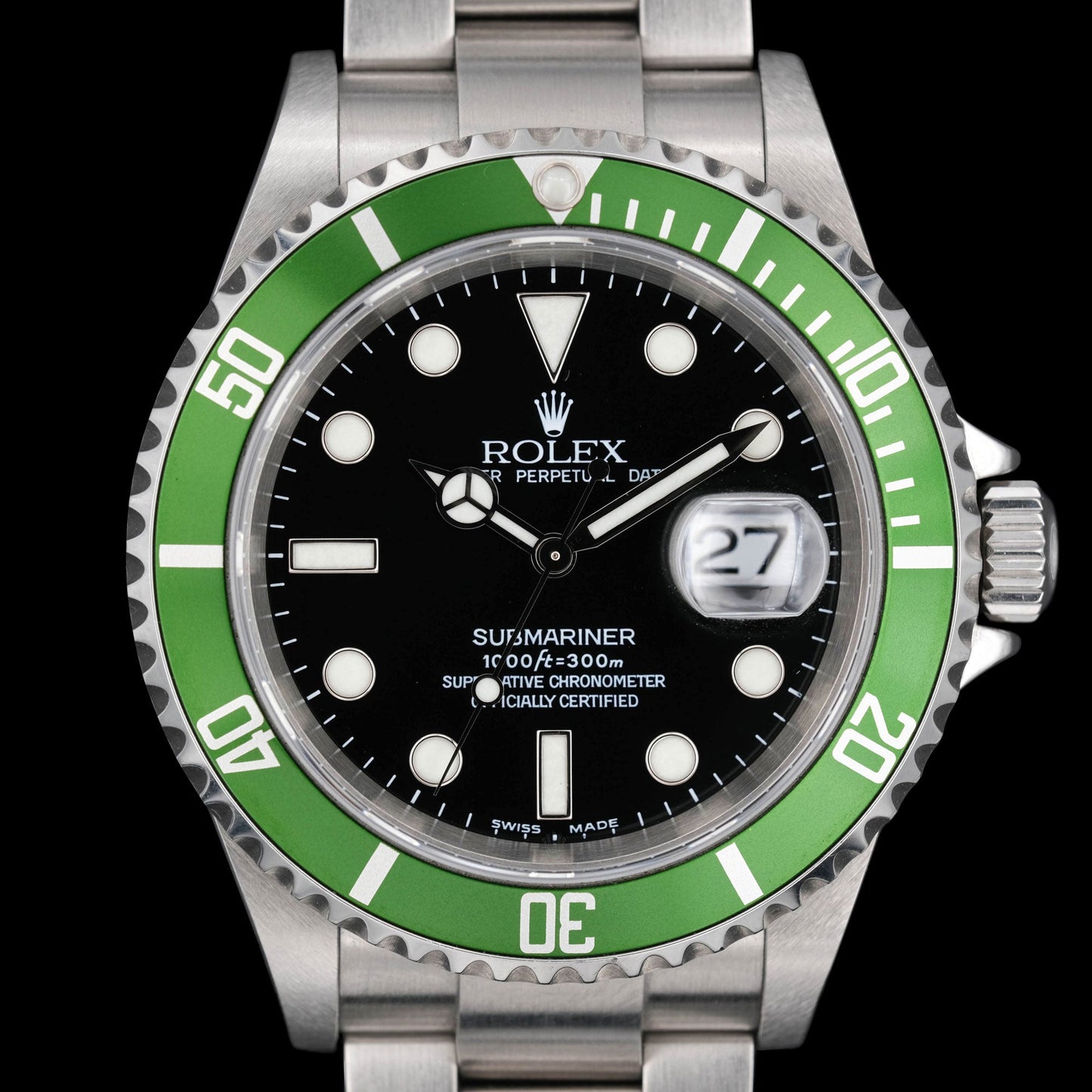 Rolex Submariner 16610T "Kermit" Edición Aniversario del 2007